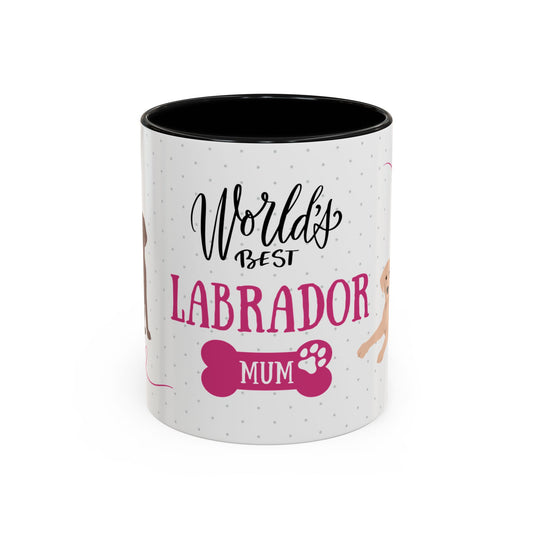 World's Best Labrador Mum Coffee Mug - Cute Dog Lover Gift
