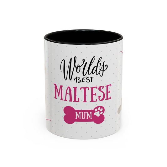 World's Best Maltese Mum Coffee Mug - Cute Dog Lover Gift