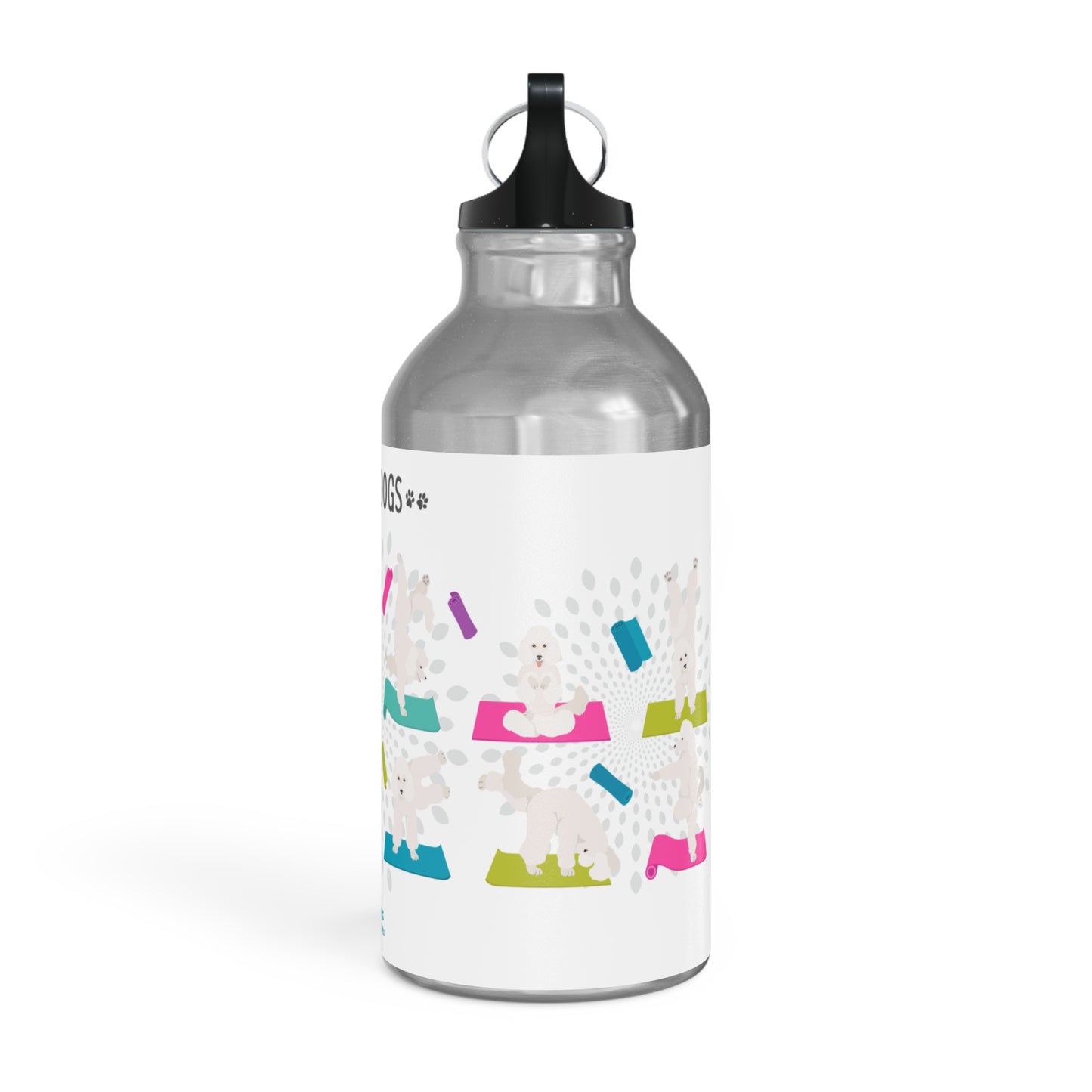 Yoga Dogs Sport Bottle - Poodle