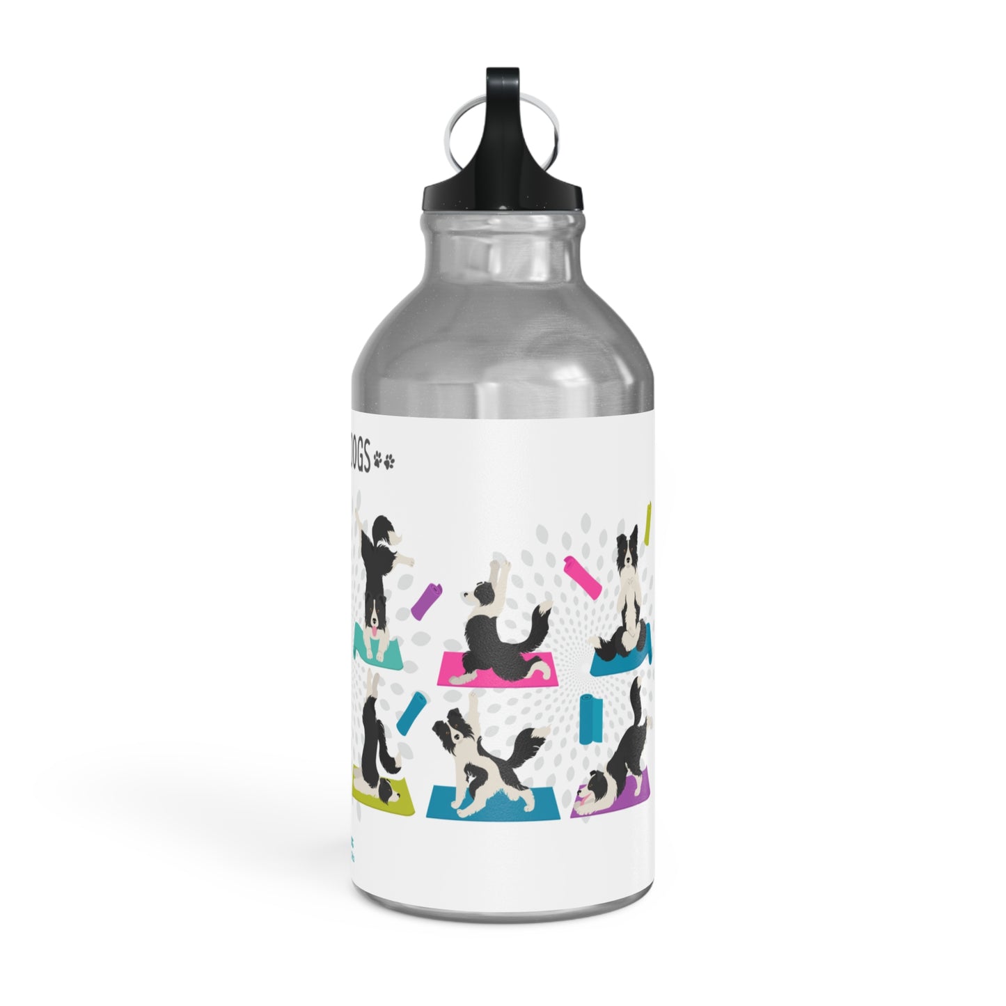 Yoga Dogs Sport Bottle - Border Collie