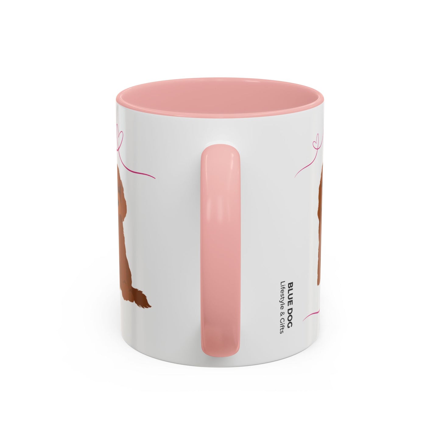 World's Best Red Cockapoo Mum Coffee Mug - Cute Dog Lover Gift