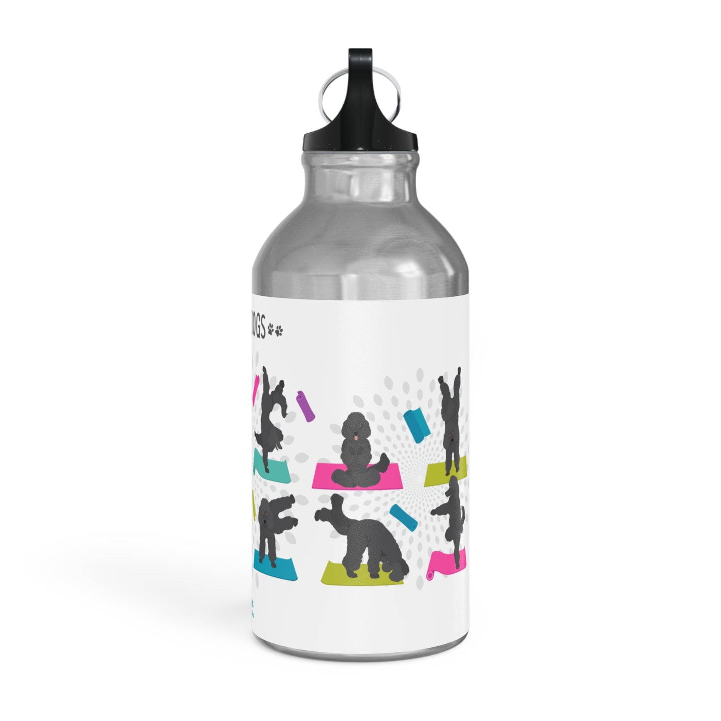 Yoga Dogs Sport Bottle - Poodle