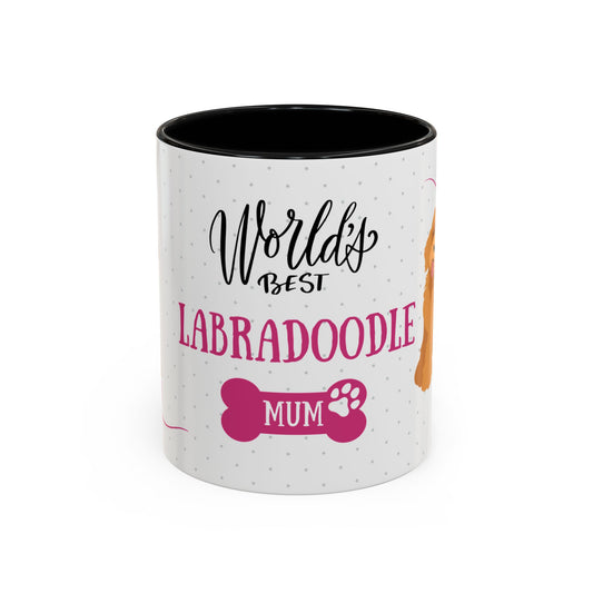 World's Best Labradoodle Mum Coffee Mug - Cute Dog Lover Gift