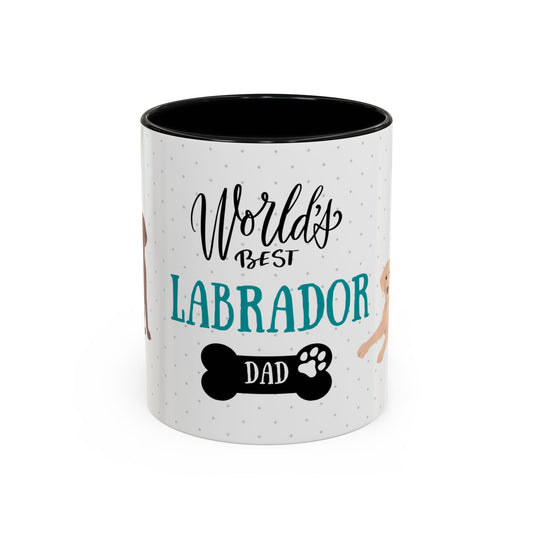 World's Best Labrador Dad Coffee Mug - Cute Dog Lover Gift
