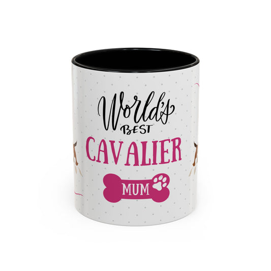 World's Best Cavalier Mum Coffee Mug - Cute Dog Lover Gift