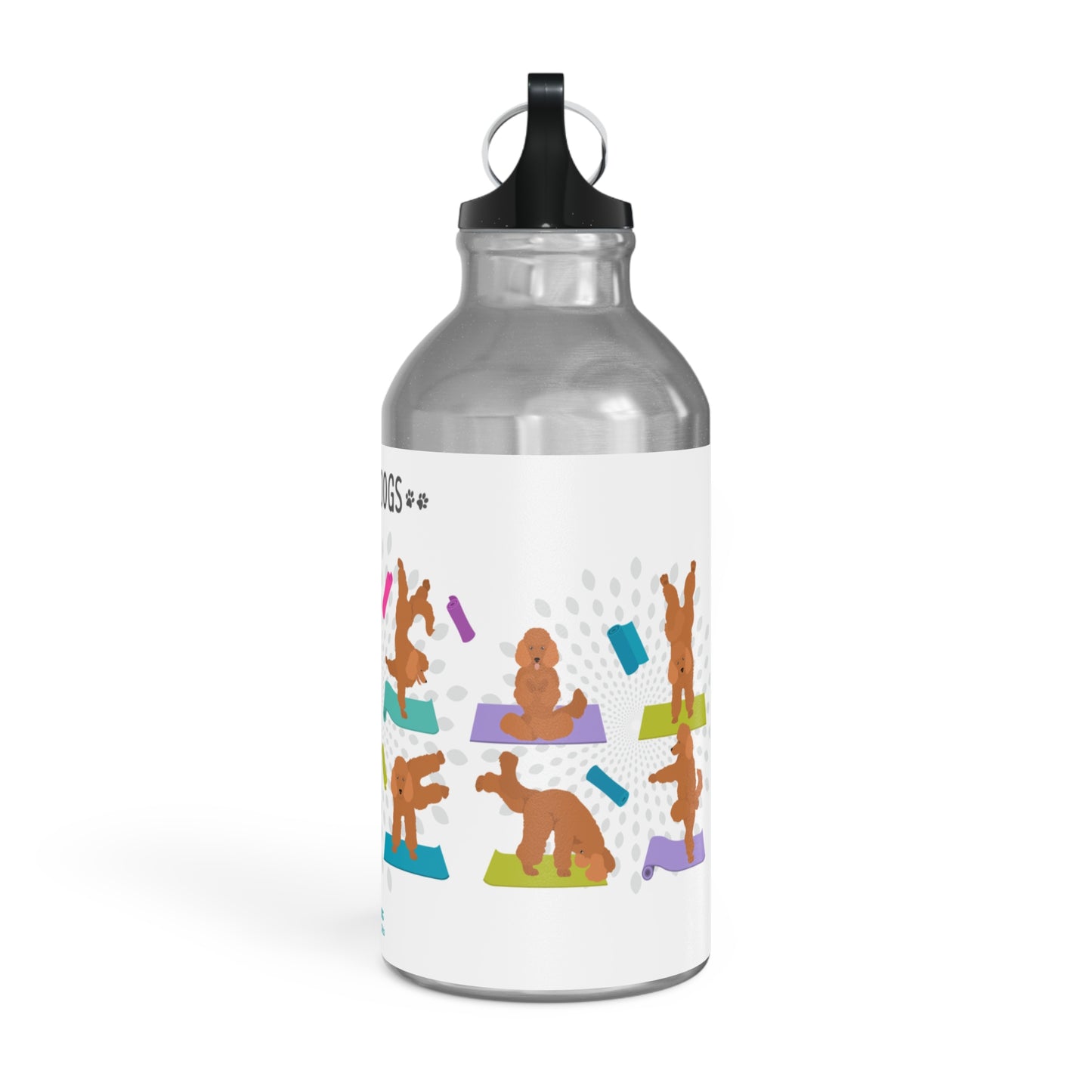 Yoga Dogs Sport Bottle - Poodle