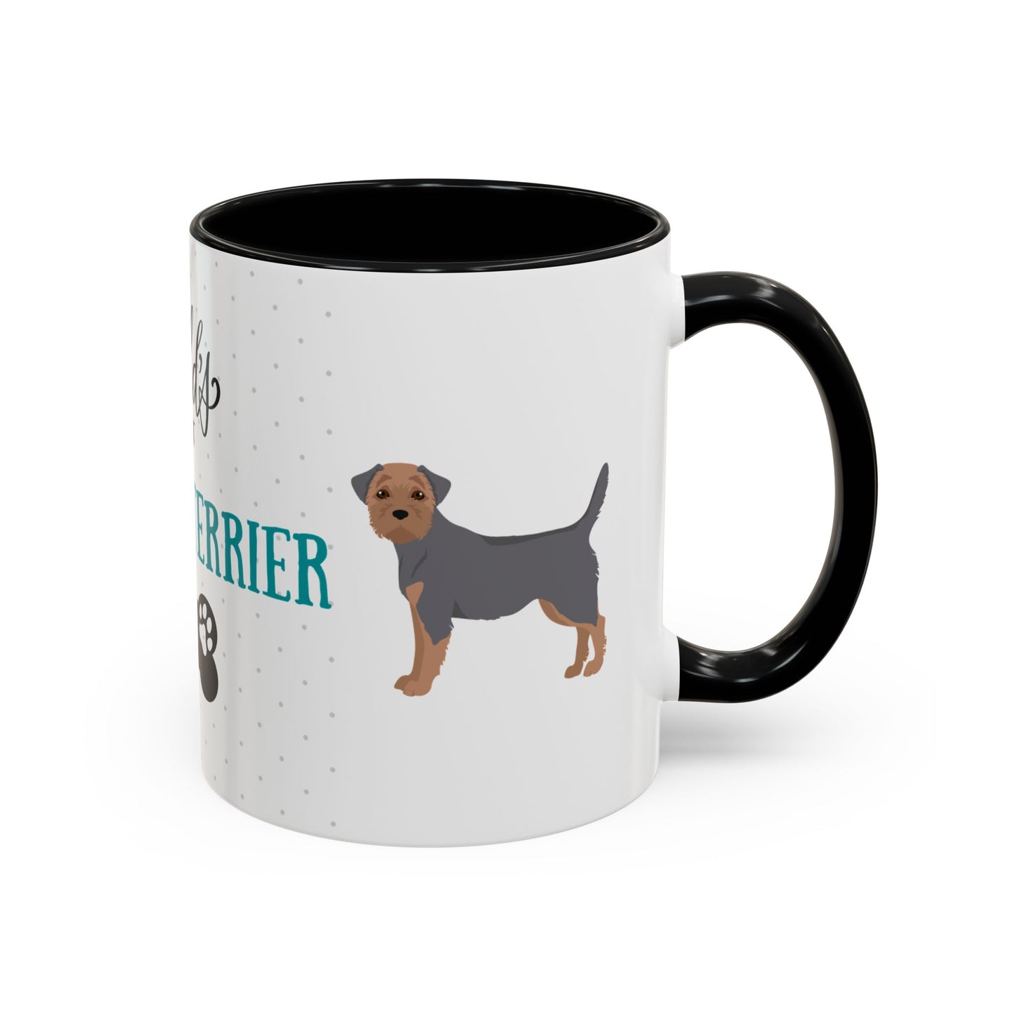 World's Best Border Terrier Dad Coffee Mug - Cute Dog Lover Gift