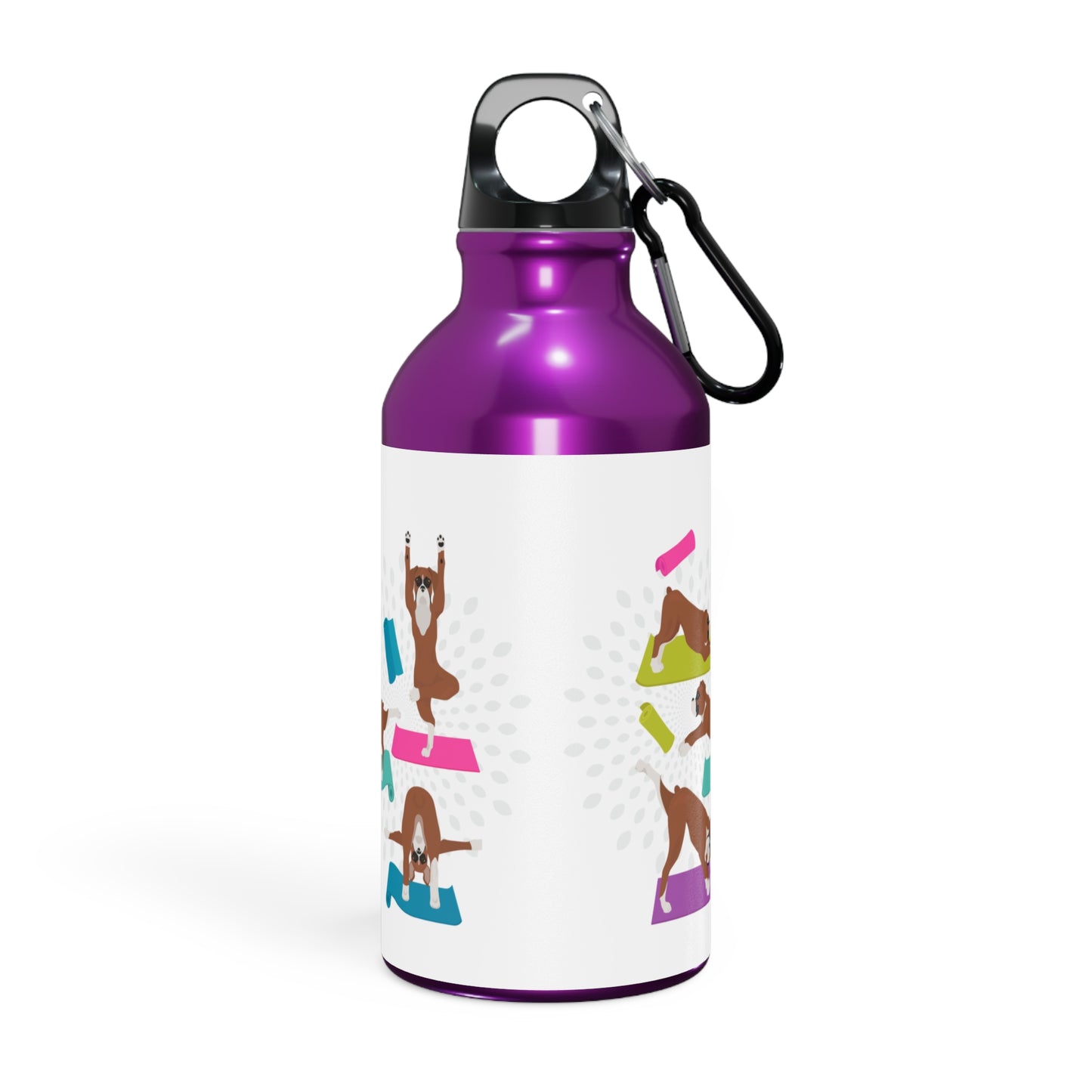 Yoga Dogs Sport Bottle - Boxer Dog