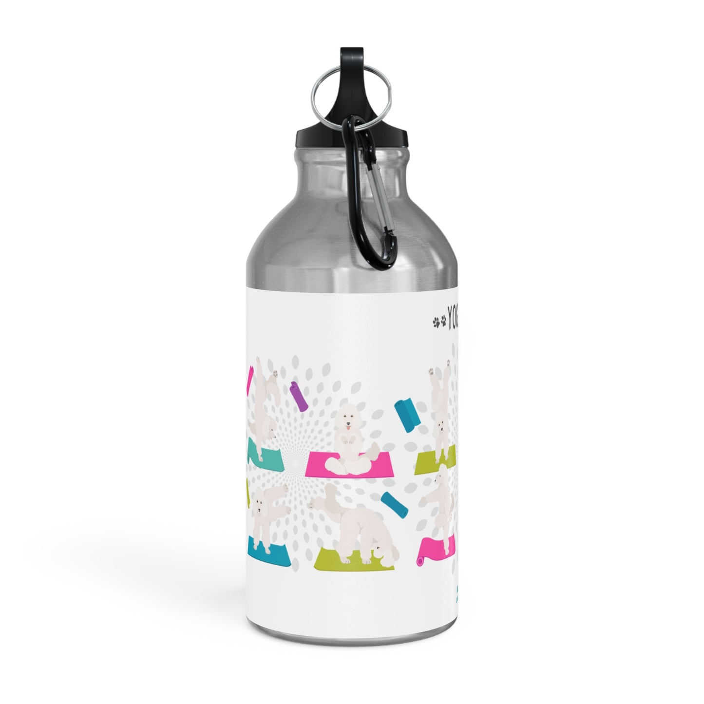 Yoga Dogs Sport Bottle - Poodle