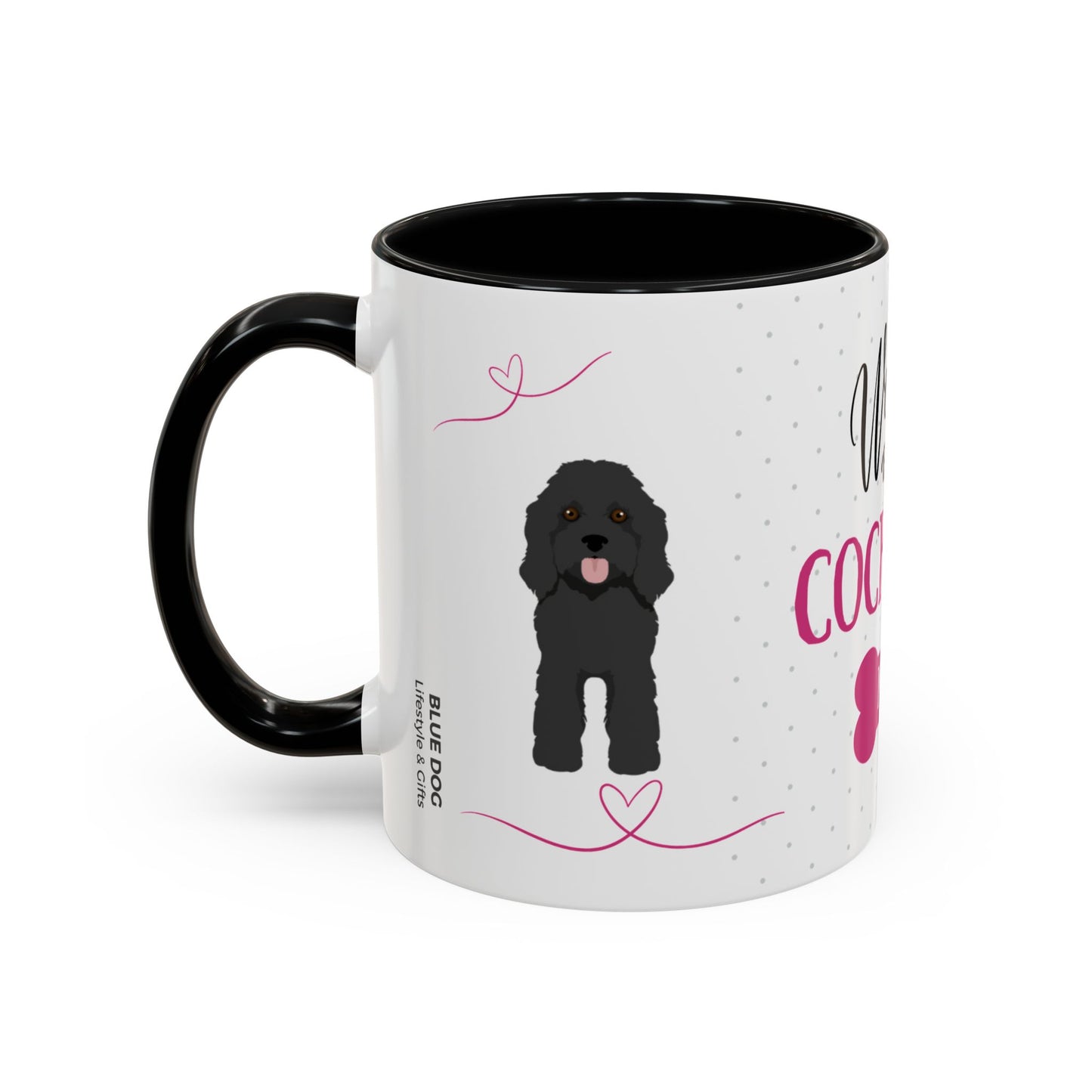 World's Best Black Cockapoo Mum Coffee Mug - Cute Dog Lover Gift