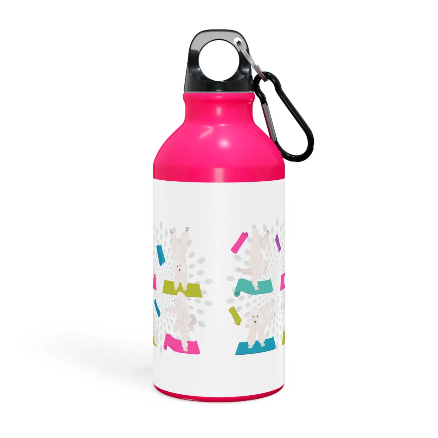 Yoga Dogs Sport Bottle - Poodle