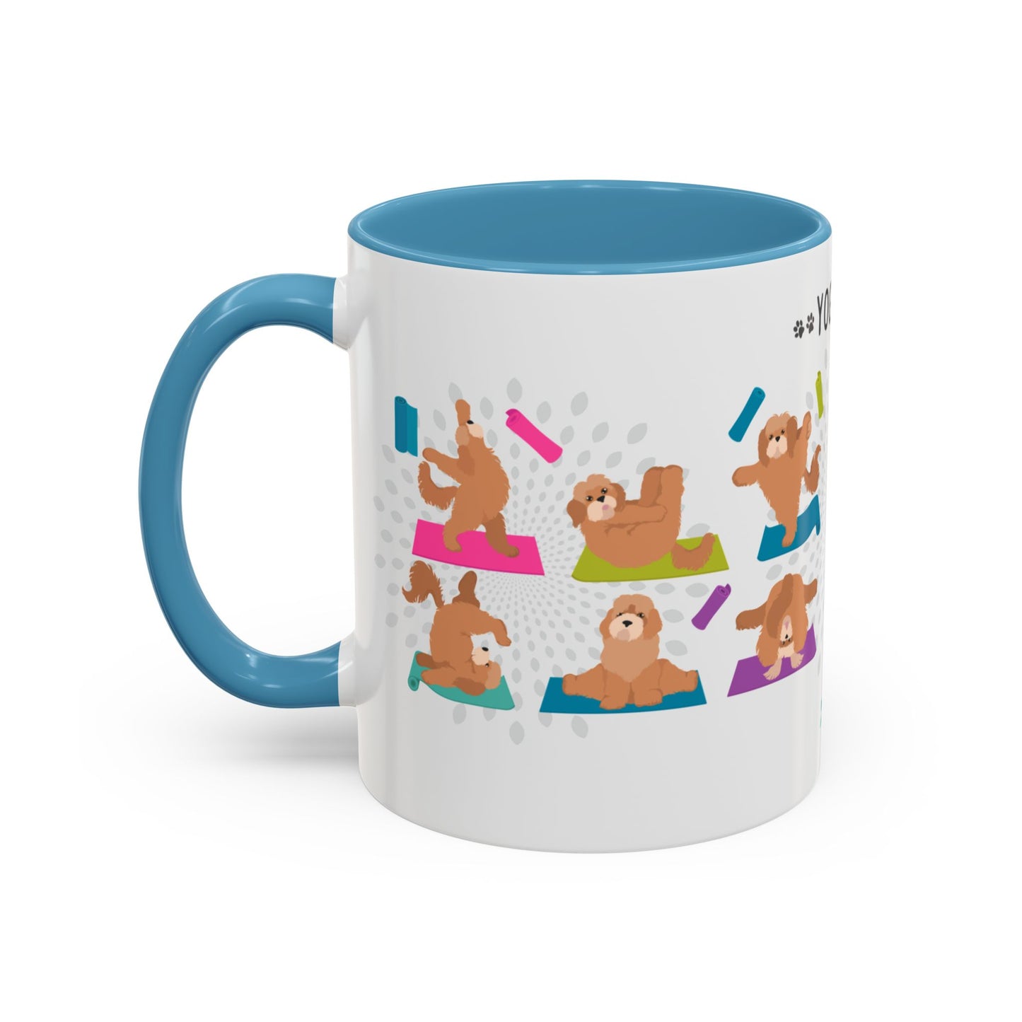 Yoga Dogs Coffee Mug - Meet the Cockapoo