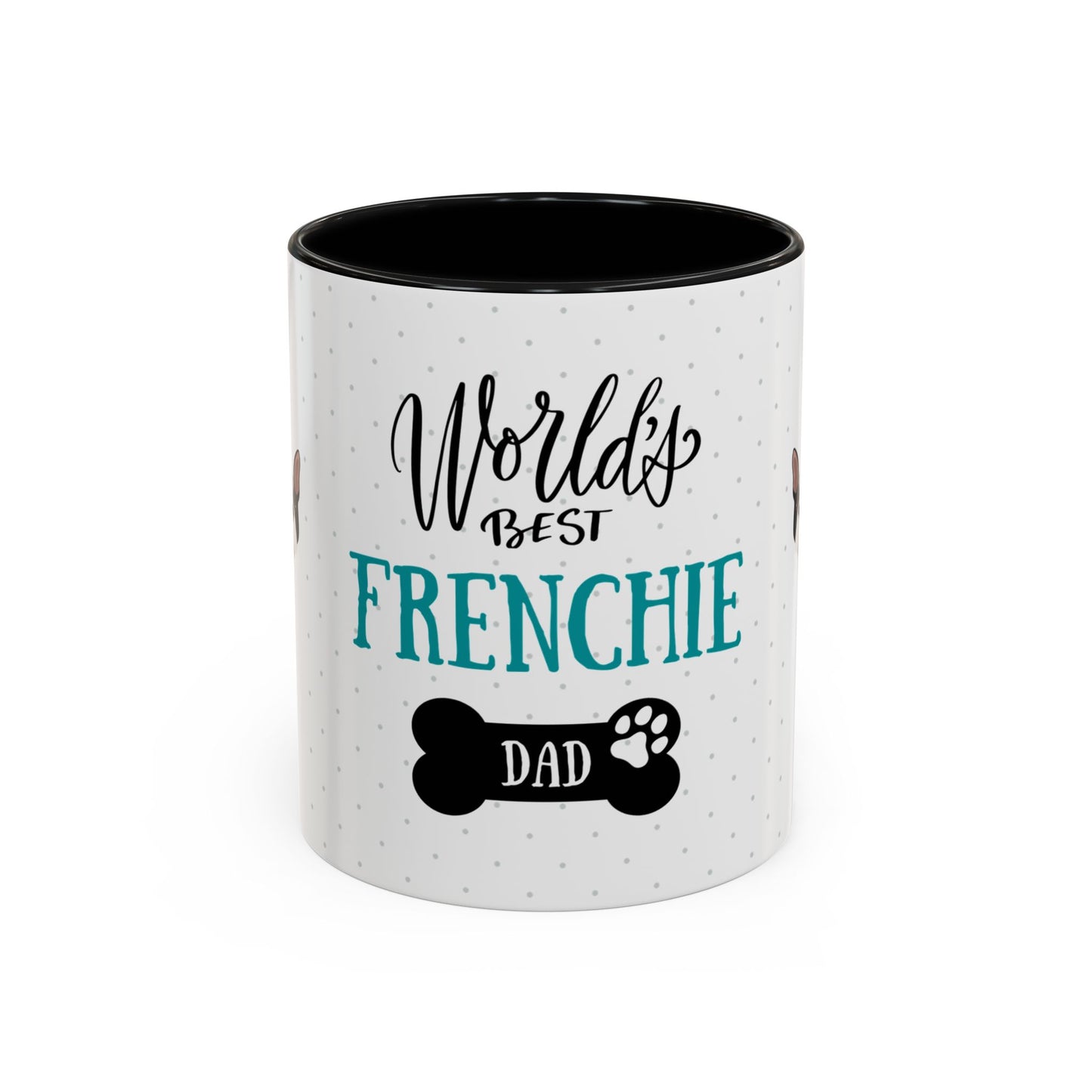World's Best Frenchie Dad Coffee Mug - Cute Dog Lover Gift
