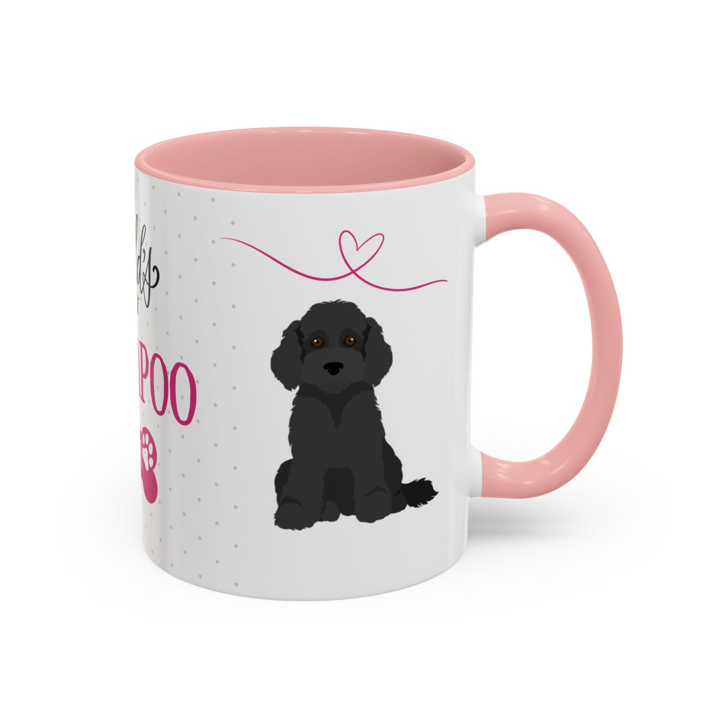 World's Best Black Cockapoo Mum Coffee Mug - Cute Dog Lover Gift