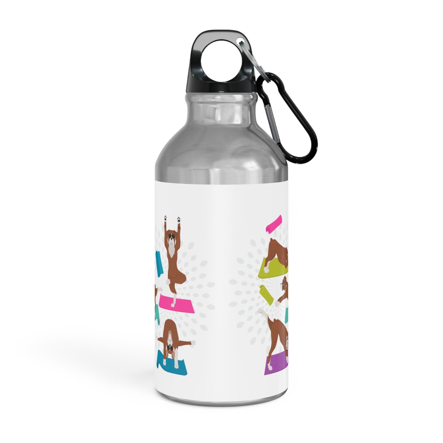 Yoga Dogs Sport Bottle - Boxer Dog