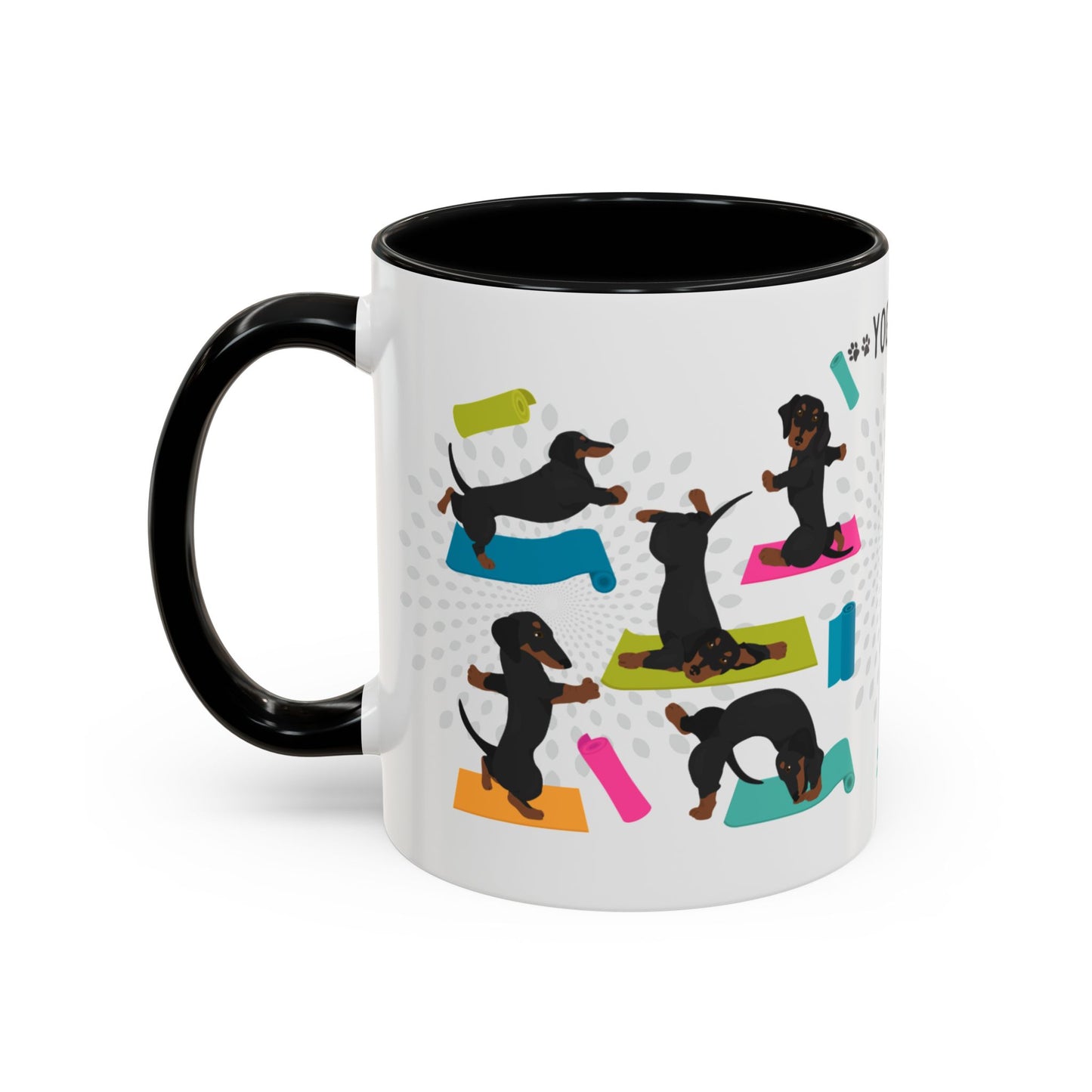 Yoga Dogs Coffee Mug - Meet the Daschund