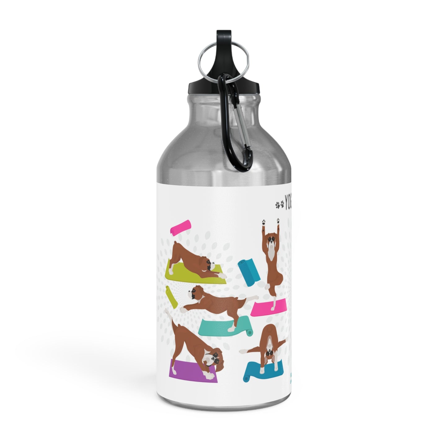 Yoga Dogs Sport Bottle - Boxer Dog