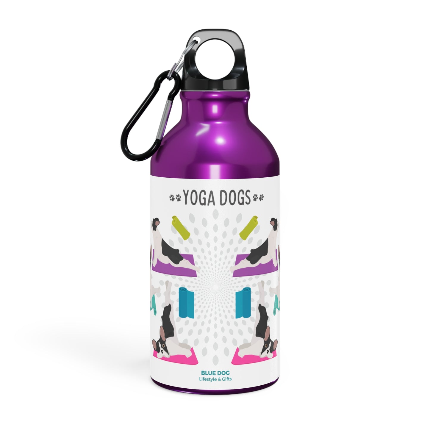 Yoga Dogs Sport Bottle - French Bulldog