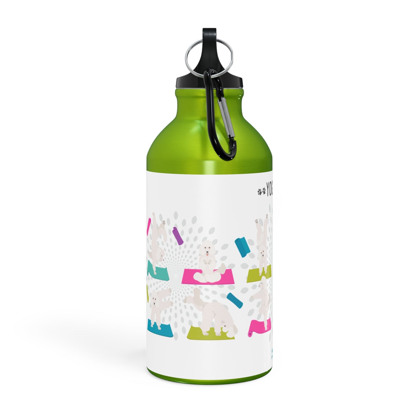 Yoga Dogs Sport Bottle - Poodle