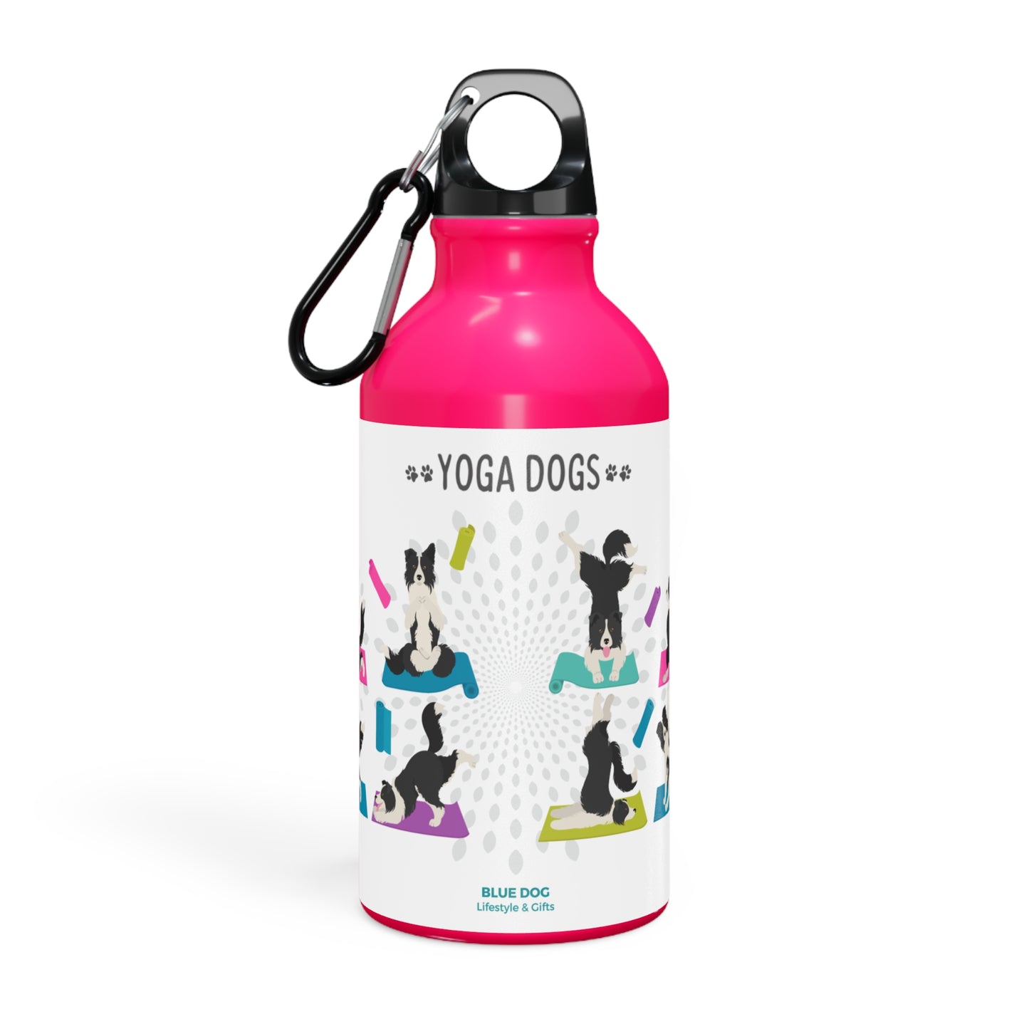 Yoga Dogs Sport Bottle - Border Collie