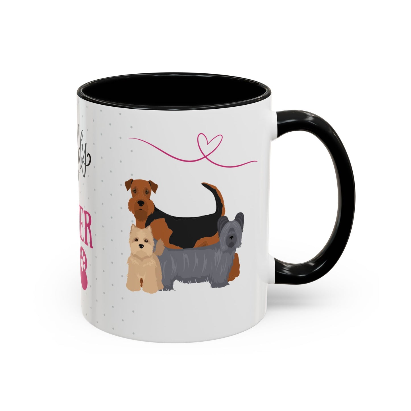 World's Best Terrier Mum Coffee Mug - Cute Dog Lover Gift