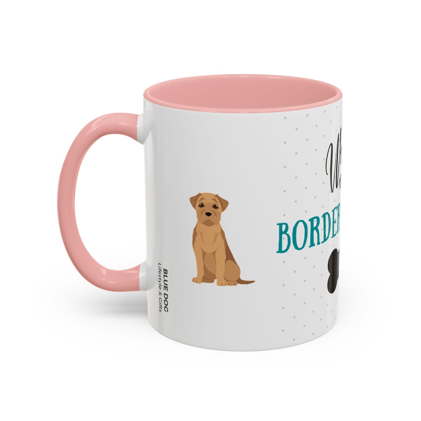 World's Best Border Terrier Dad Coffee Mug - Cute Dog Lover Gift