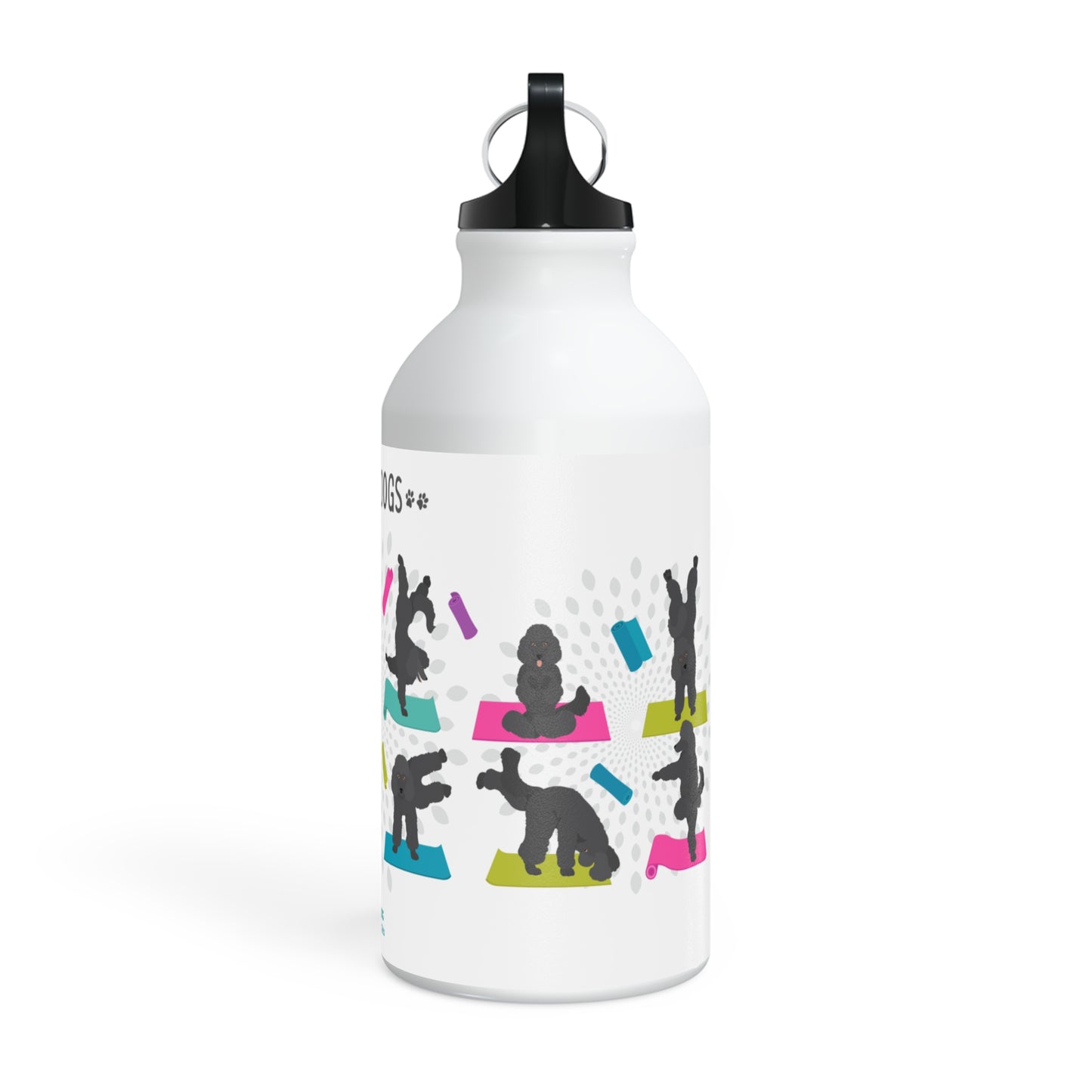 Yoga Dogs Sport Bottle - Poodle
