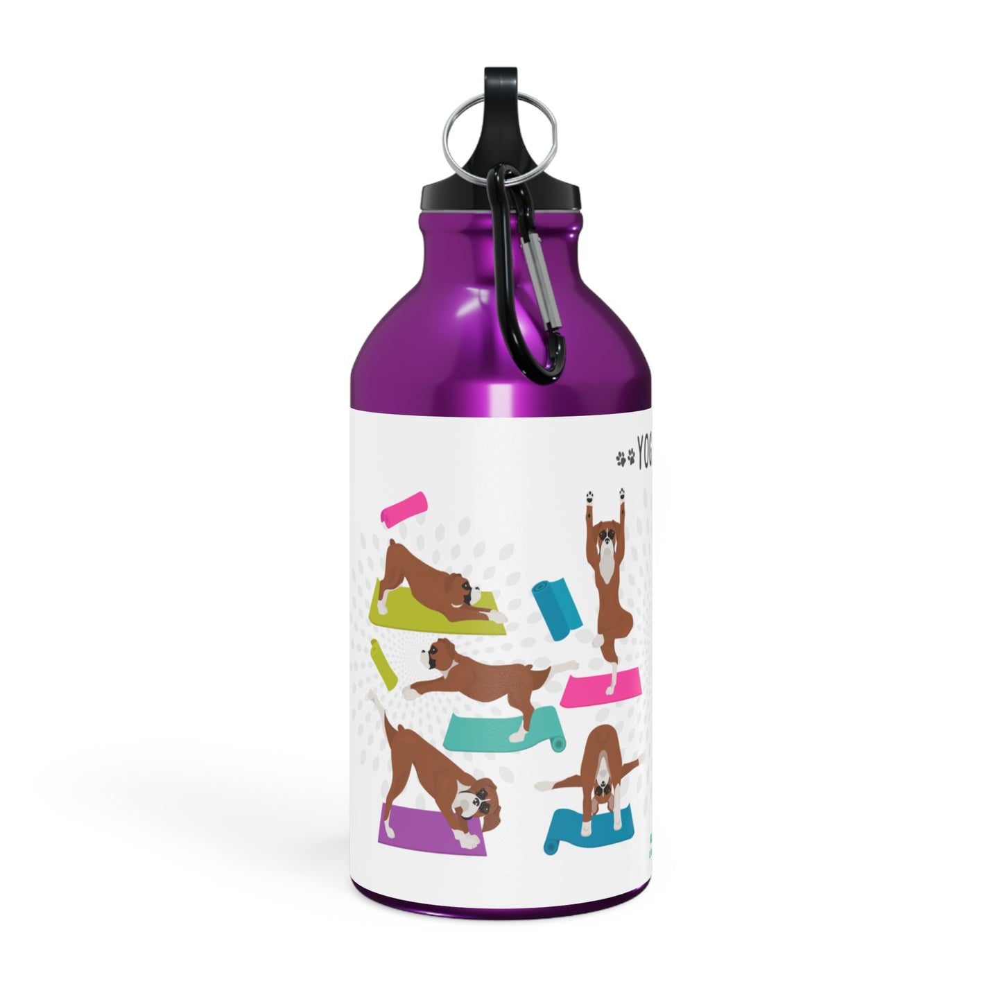 Yoga Dogs Sport Bottle - Boxer Dog