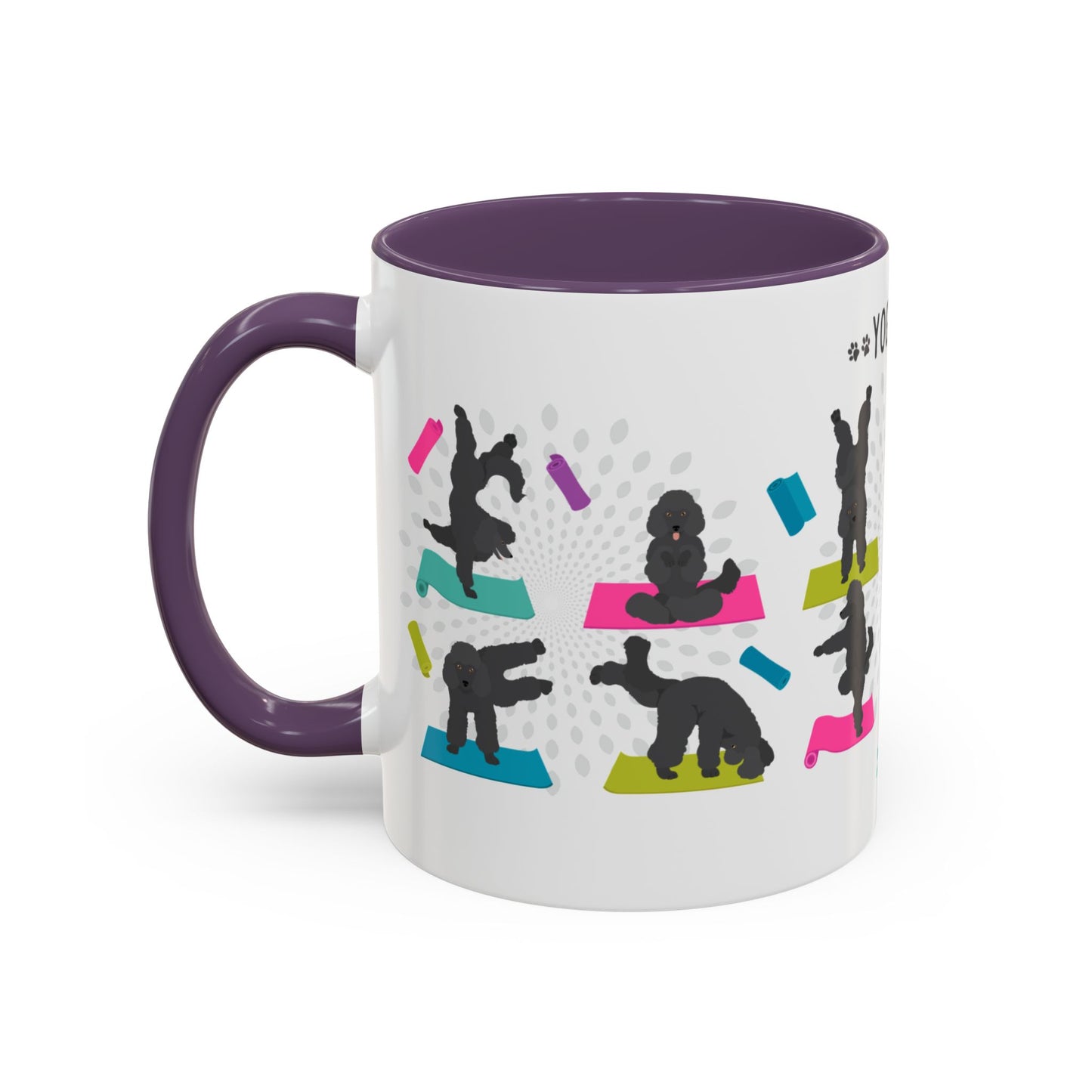 Yoga Dogs Coffee Mug - Meet the Poodle