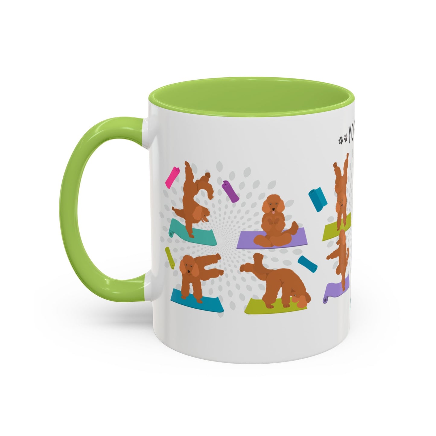 Yoga Dogs Coffee Mug - Meet the Poodle