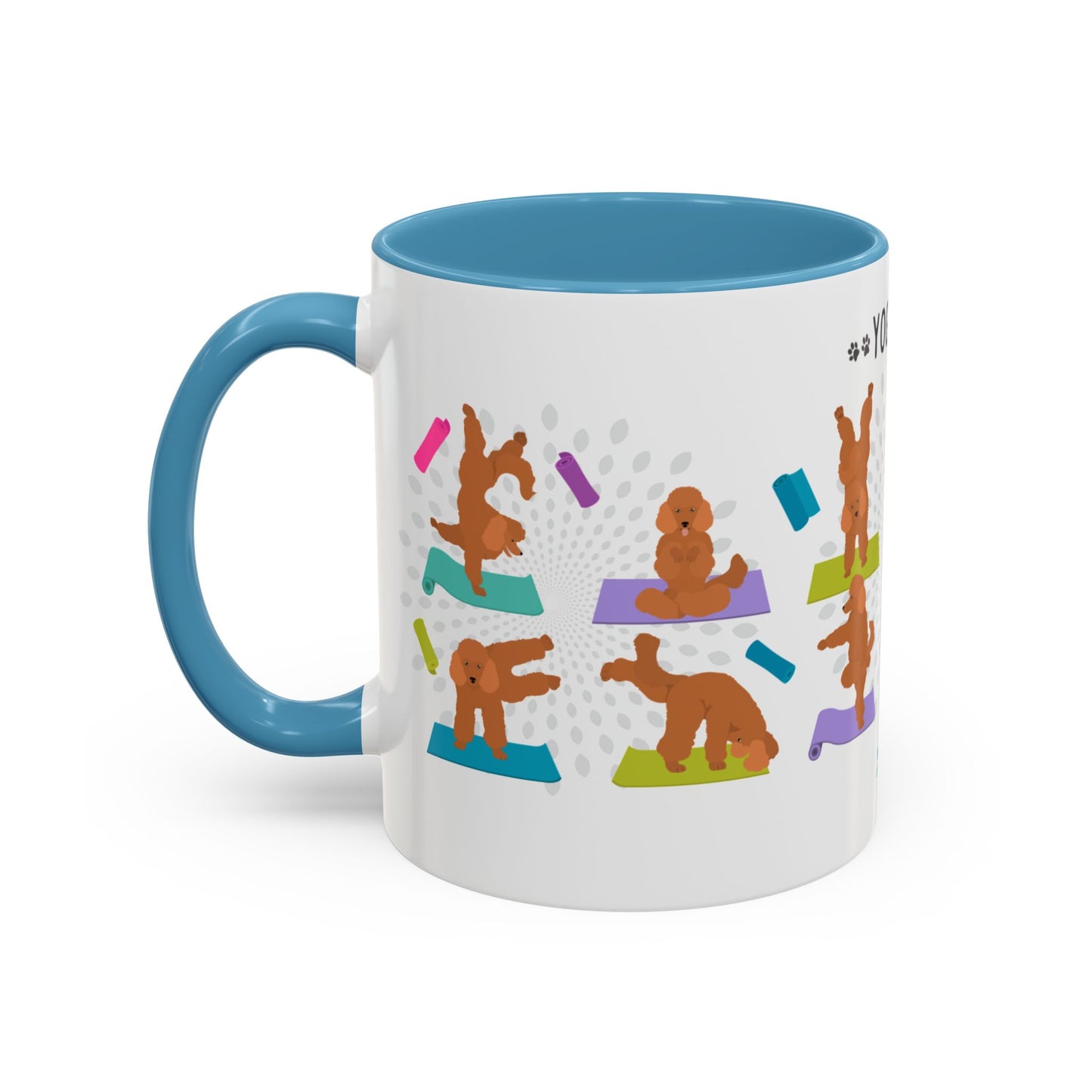 Yoga Dogs Coffee Mug - Meet the Poodle