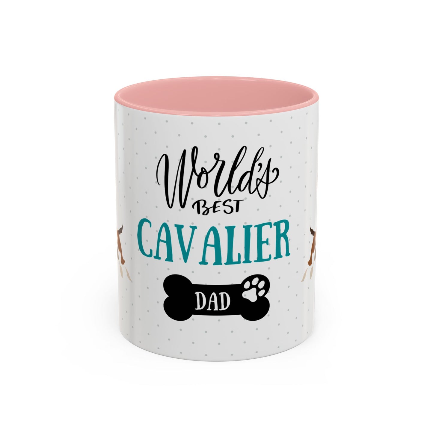 World's Best Cavalier Dad Coffee Mug - Cute Dog Lover Gift