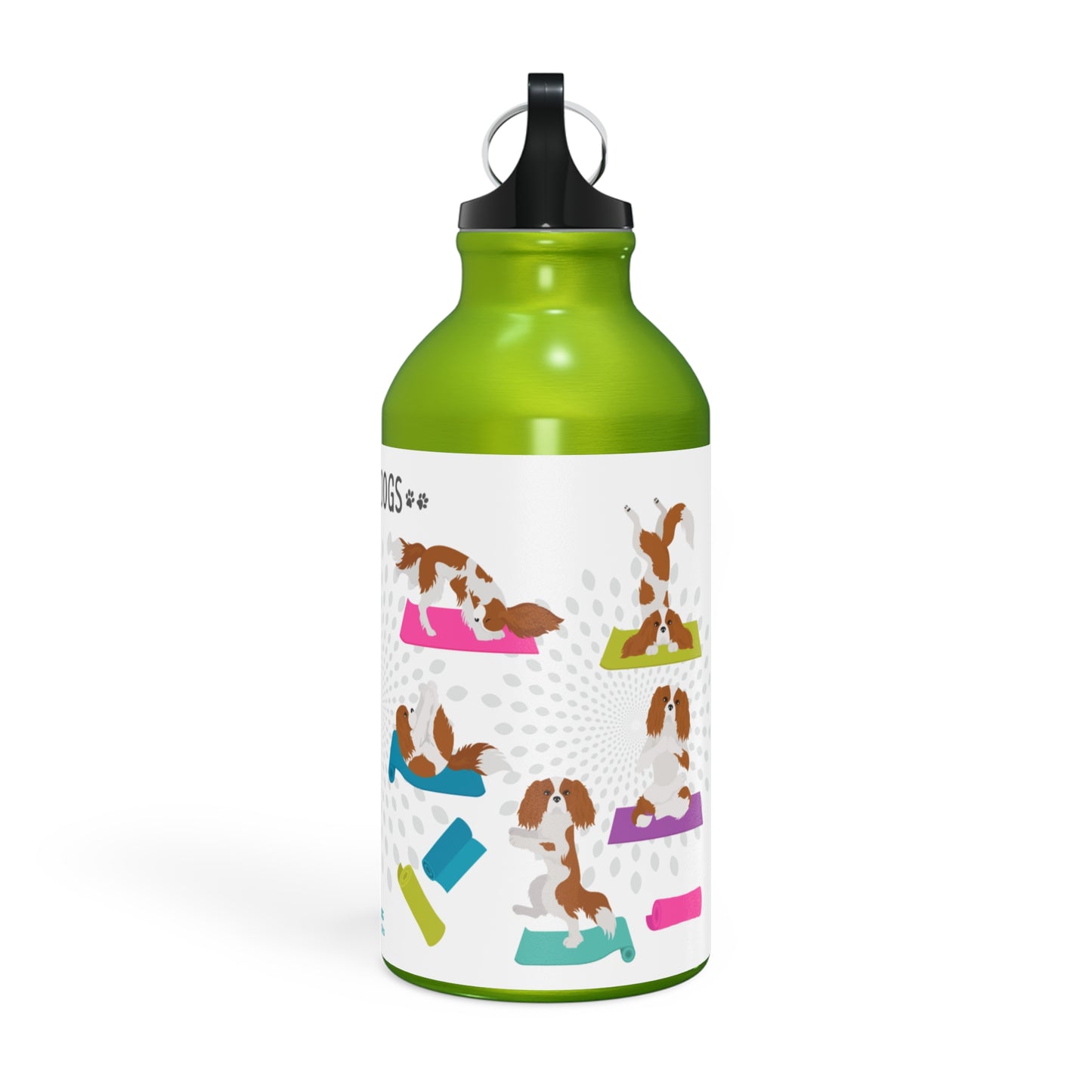 Yoga Dogs Sport Bottle - Cavalier King Charles