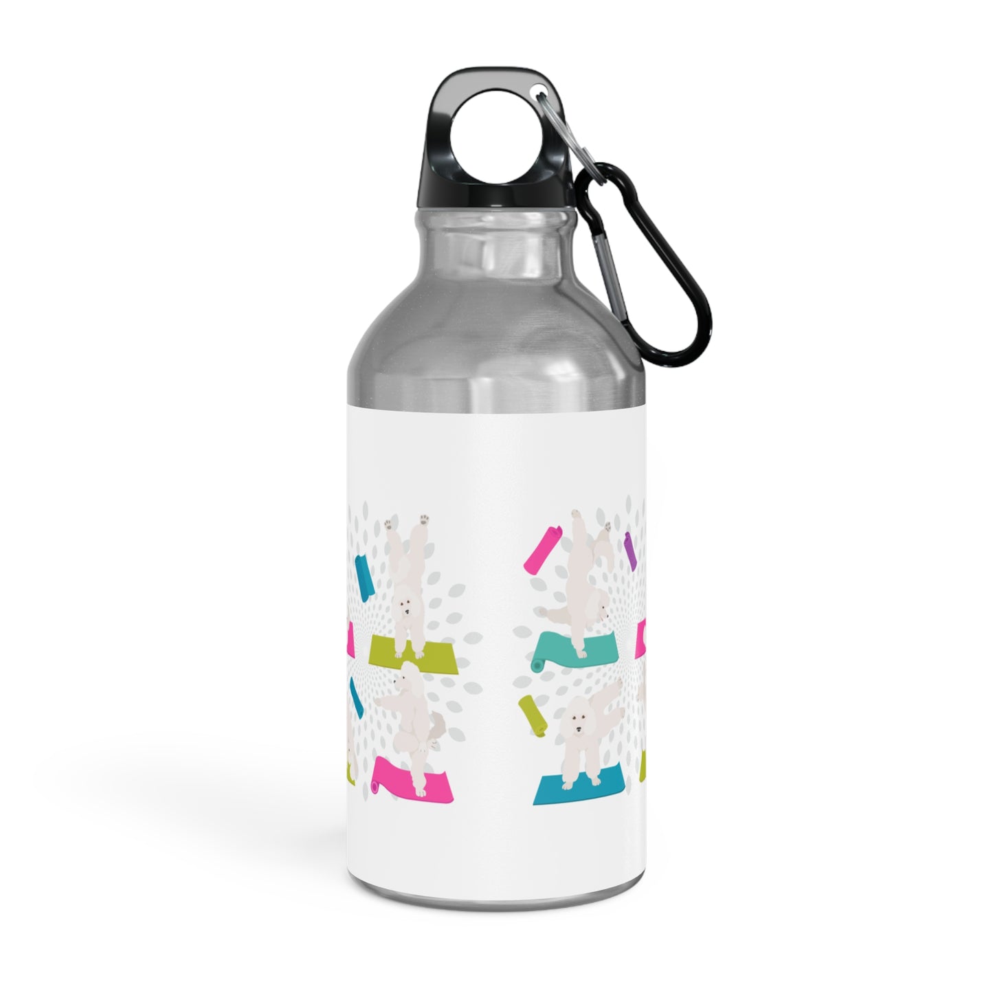 Yoga Dogs Sport Bottle - Poodle
