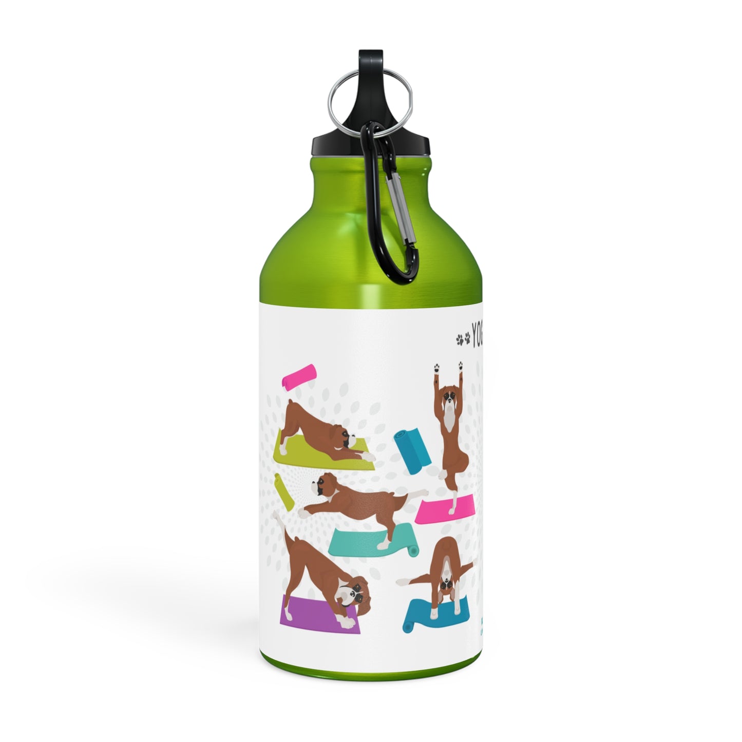 Yoga Dogs Sport Bottle - Boxer Dog