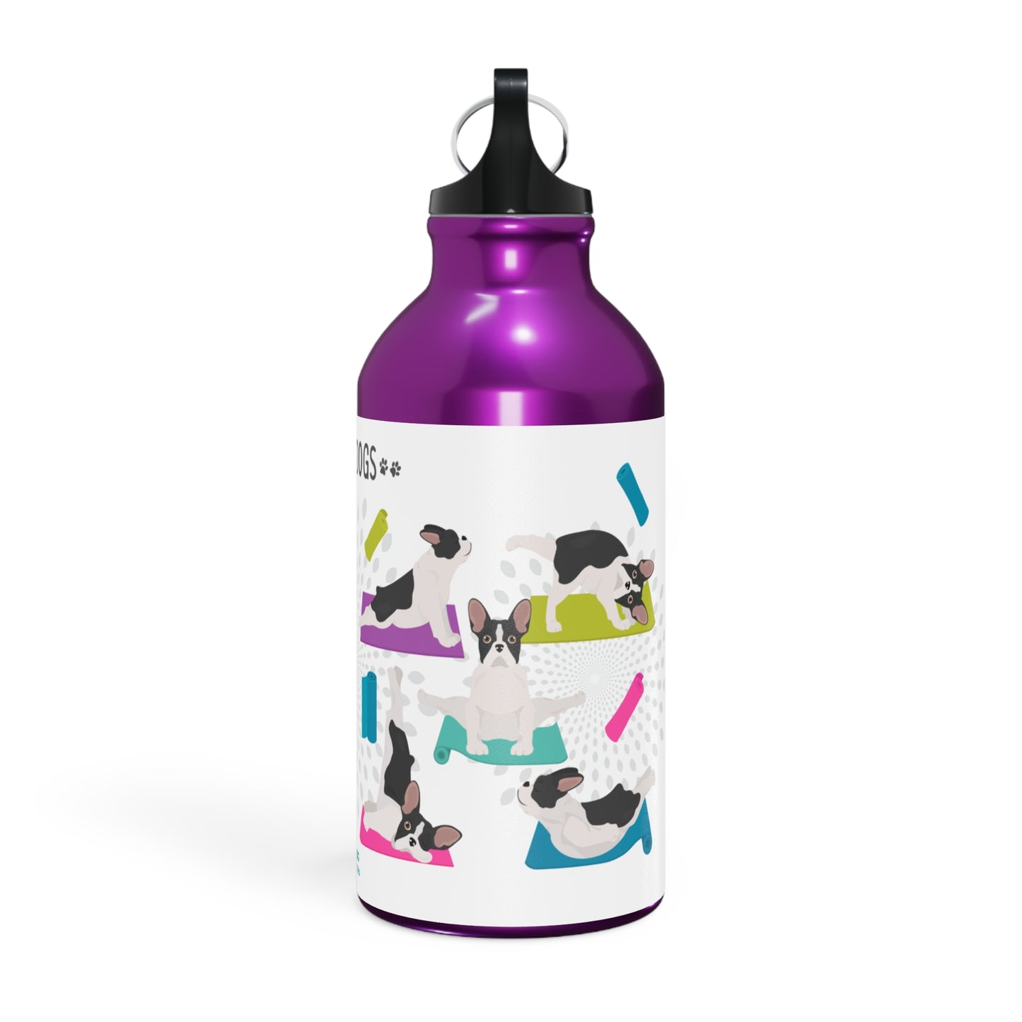 Yoga Dogs Sport Bottle - French Bulldog