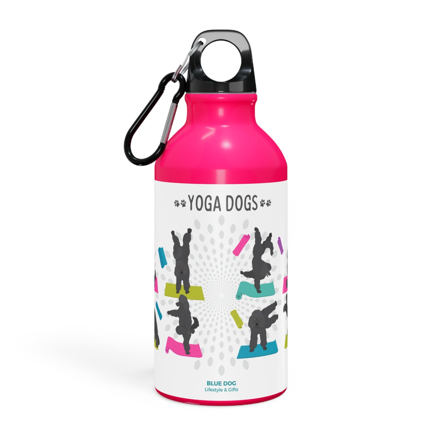 Yoga Dogs Sport Bottle - Poodle
