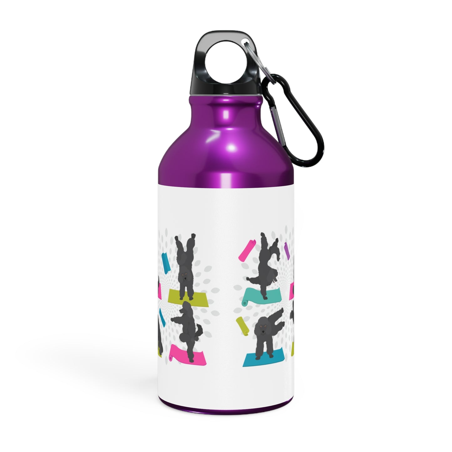 Yoga Dogs Sport Bottle - Poodle