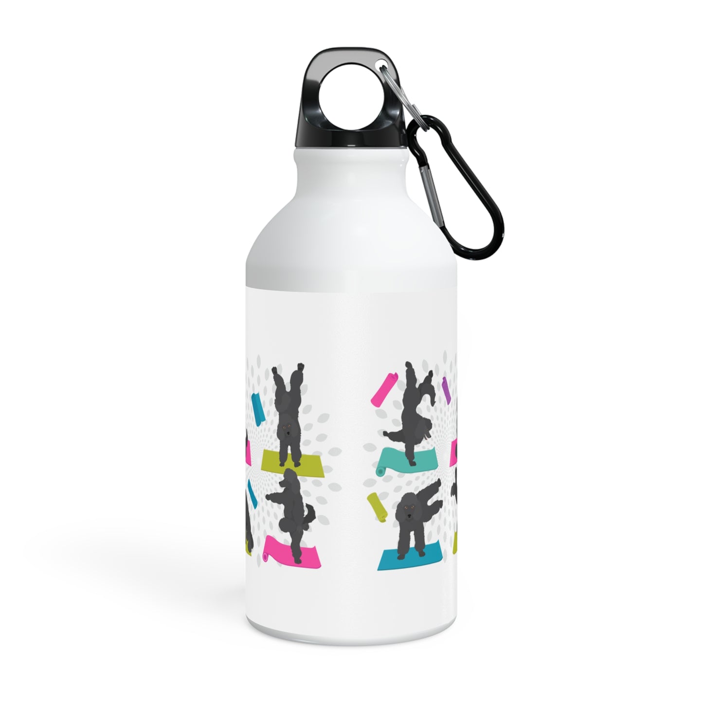 Yoga Dogs Sport Bottle - Poodle