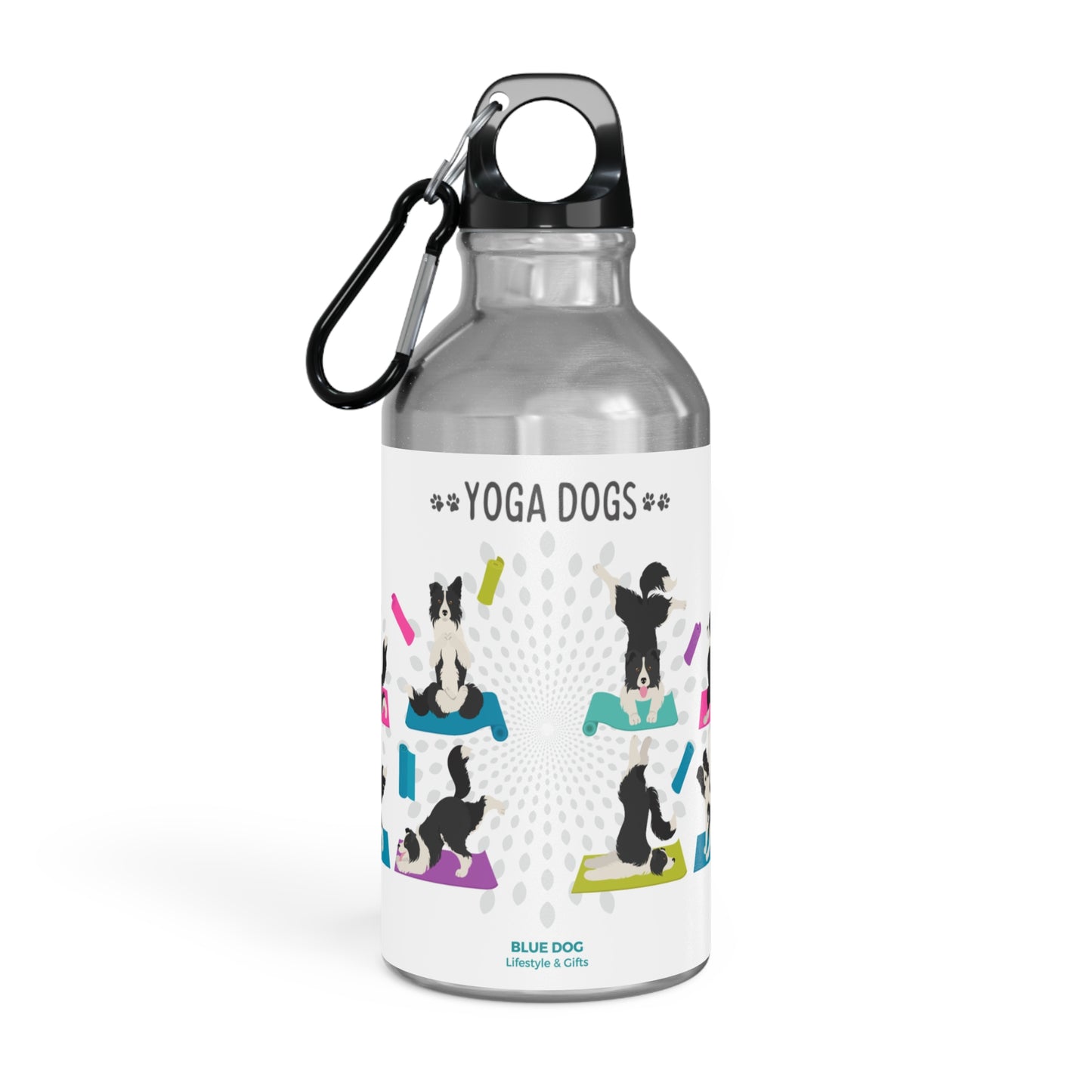 Yoga Dogs Sport Bottle - Border Collie