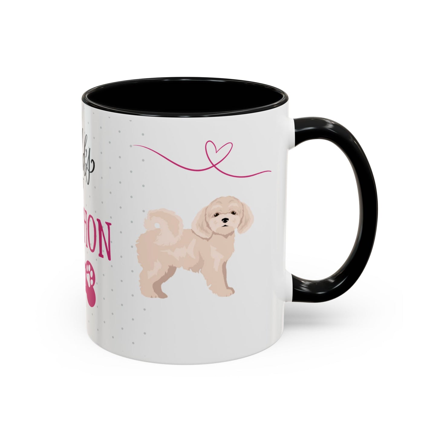 World's Best Poochon Mum Coffee Mug - Cute Dog Lover Gift