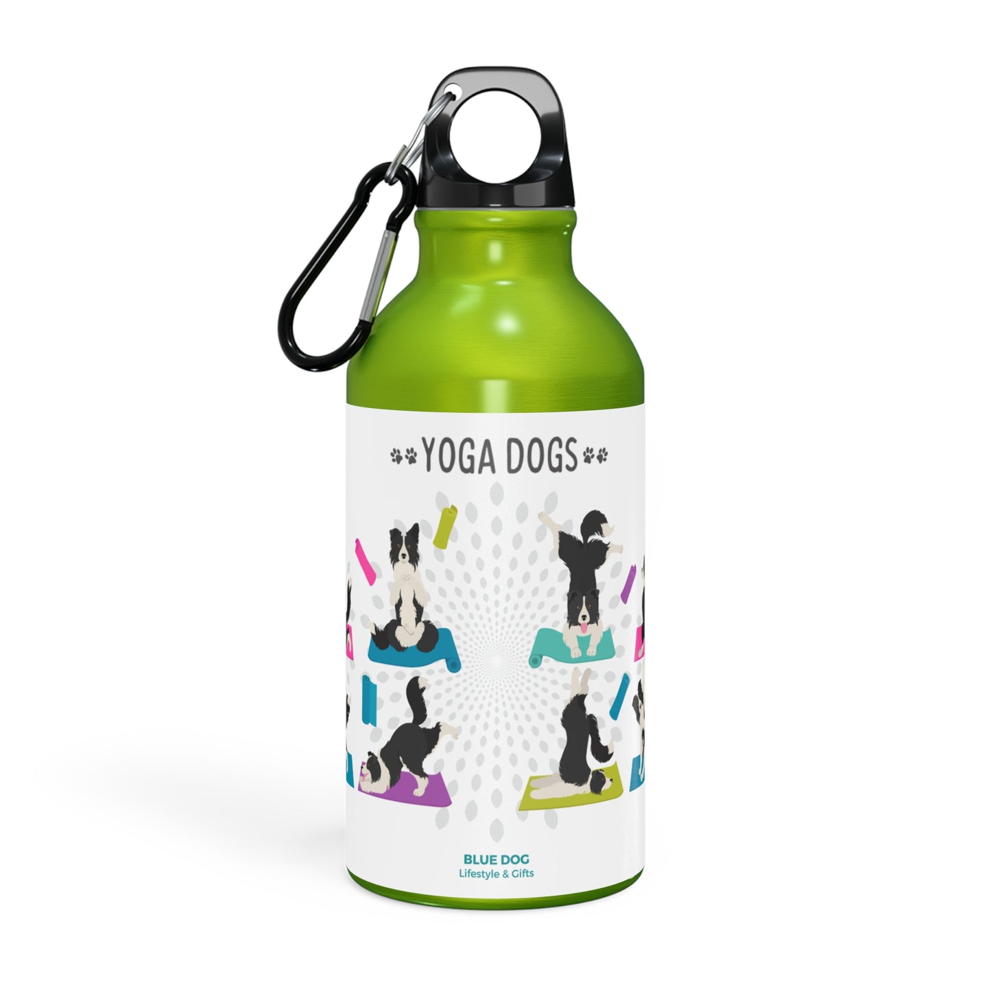 Yoga Dogs Sport Bottle - Border Collie