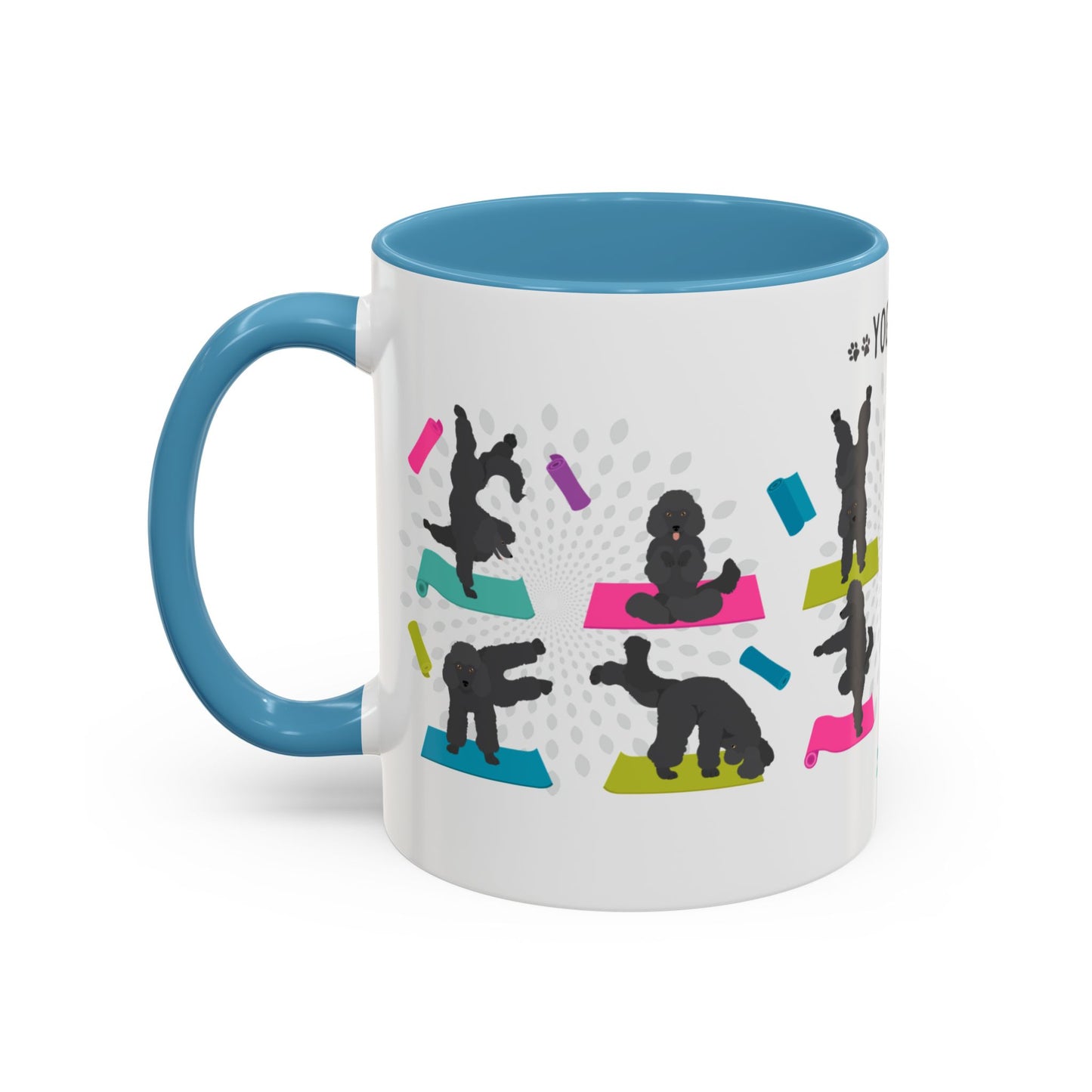 Yoga Dogs Coffee Mug - Meet the Poodle