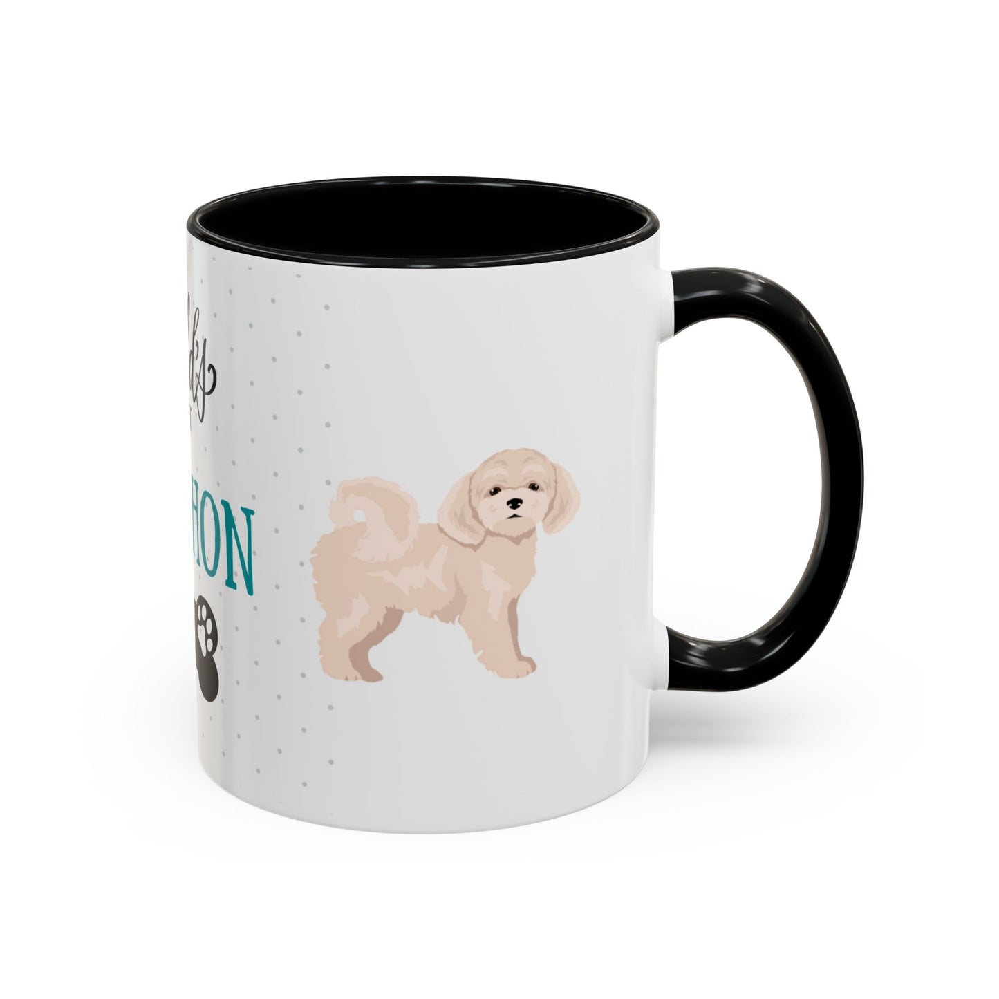 World's Best Poochon Mum Coffee Mug - Cute Dog Lover Gift