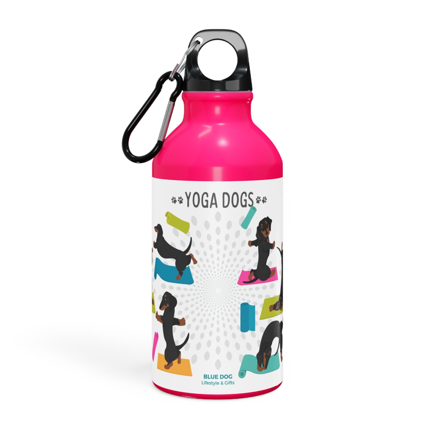 Yoga Dogs Sport Bottle - Daschund