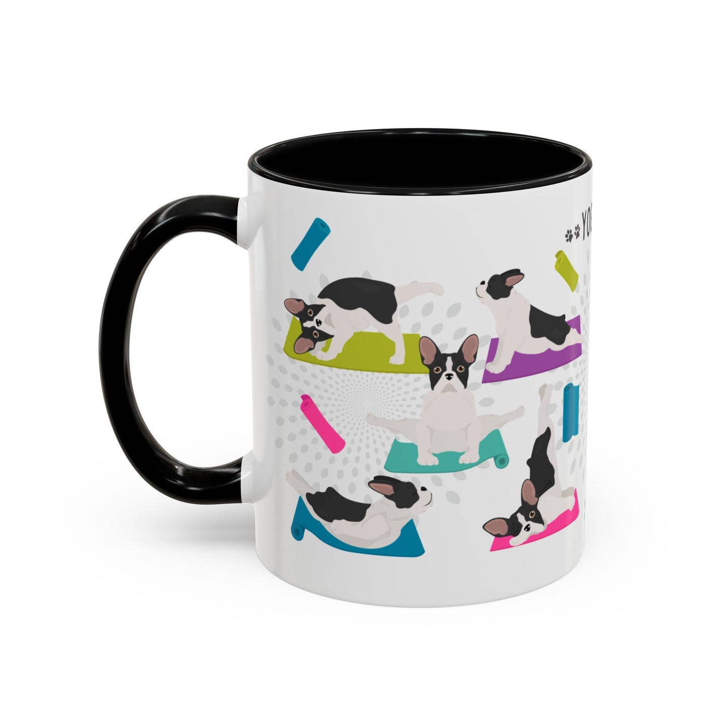 Yoga Dogs Coffee Mug - Meet the Frenchie