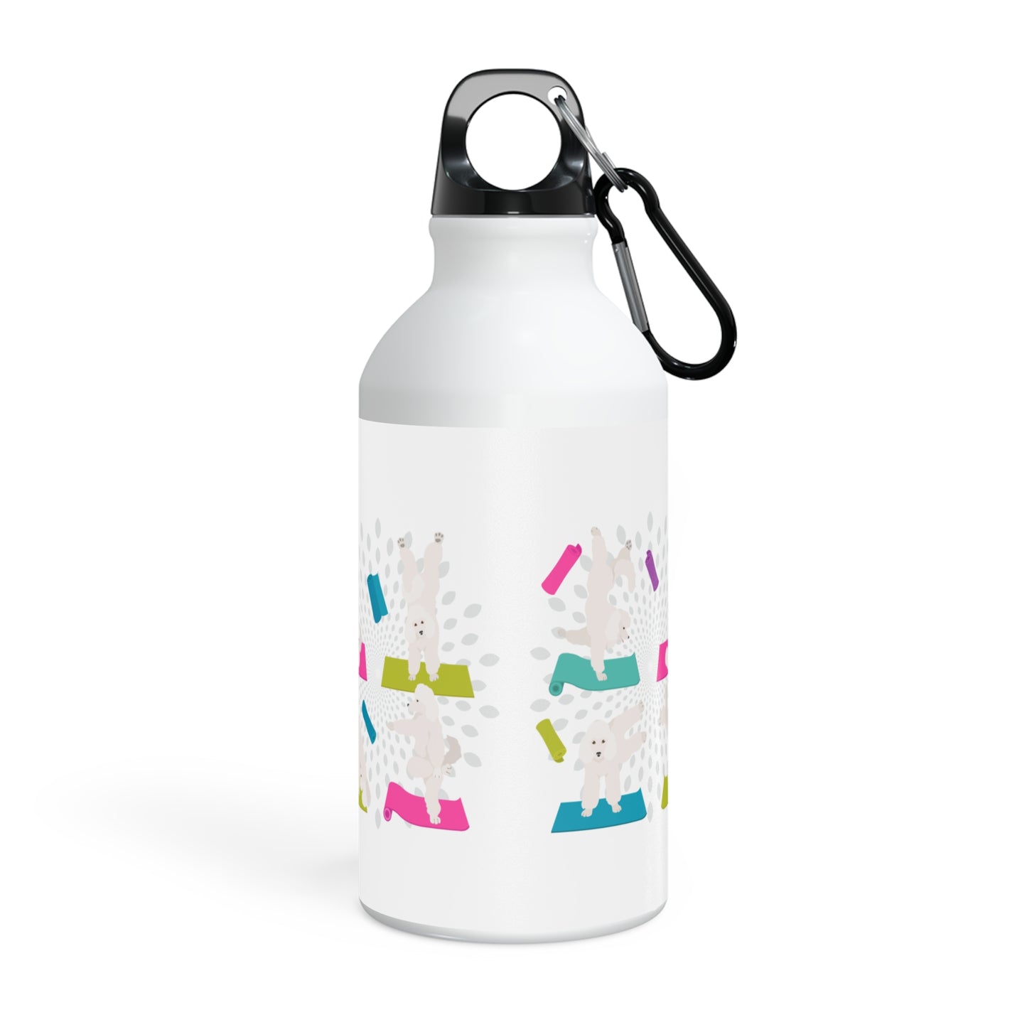 Yoga Dogs Sport Bottle - Poodle