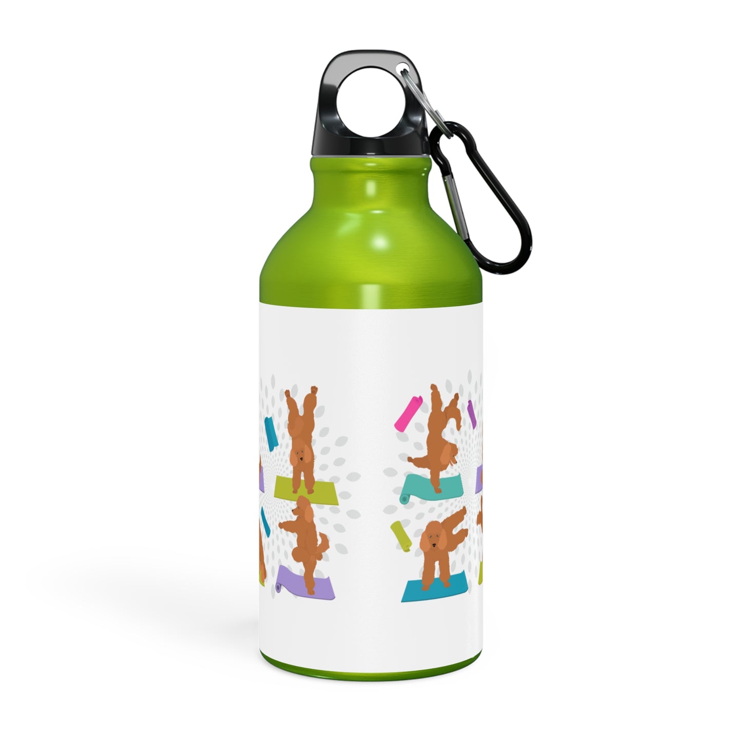 Yoga Dogs Sport Bottle - Poodle