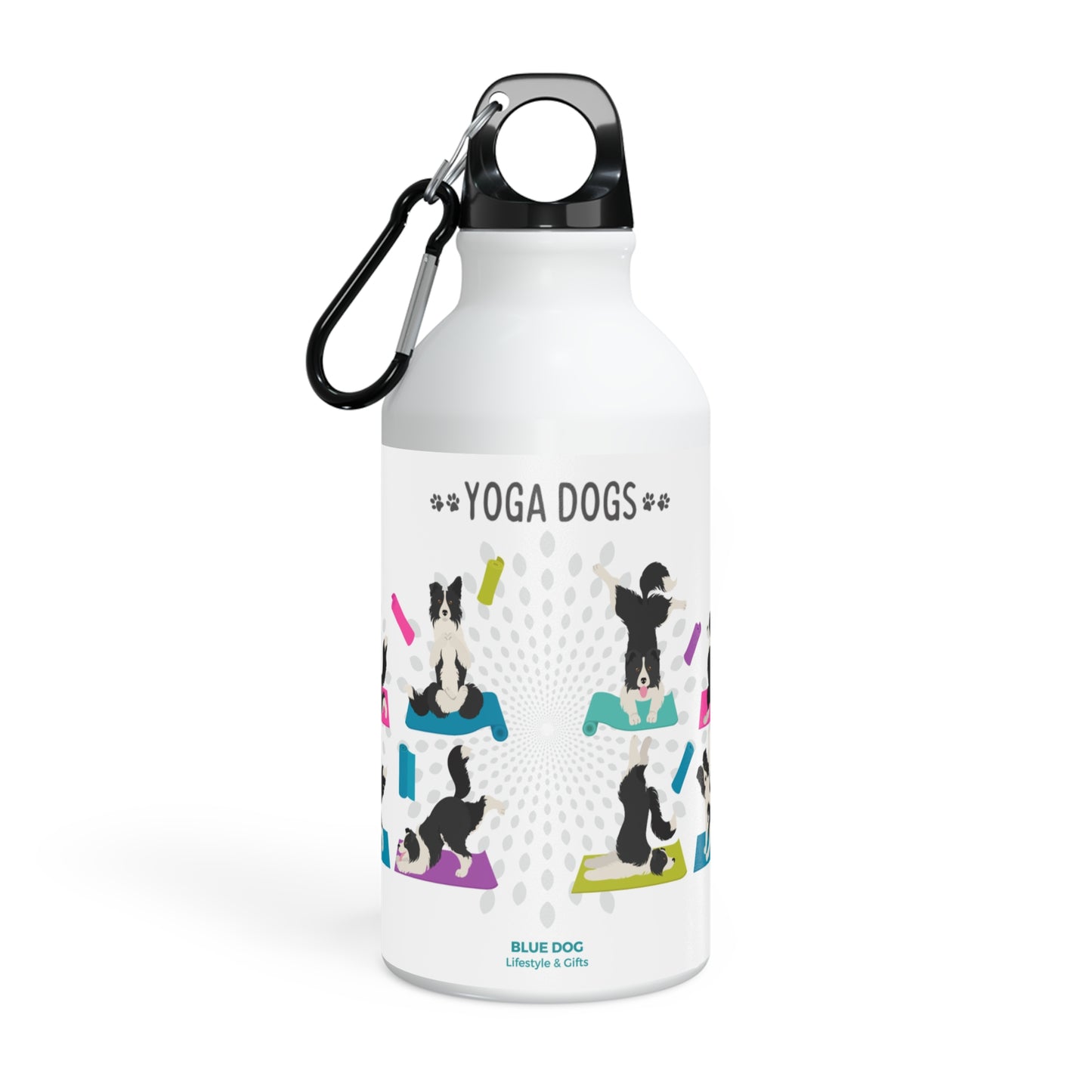 Yoga Dogs Sport Bottle - Border Collie