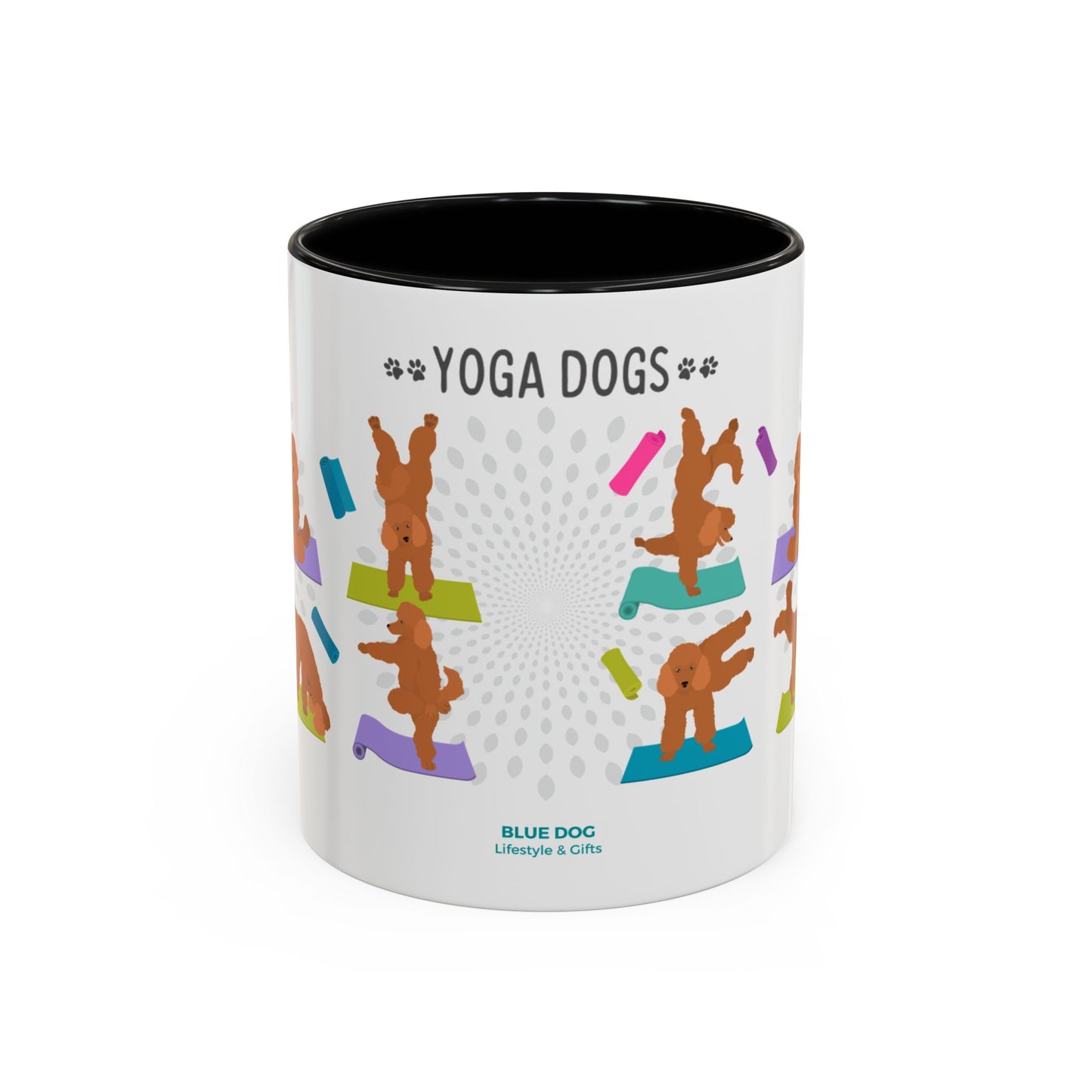 Yoga Dogs Coffee Mug - Meet the Poodle
